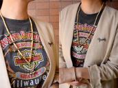 Atq Kewa Rare Shape Thunderbird/Batterybird Necklace  c.1940