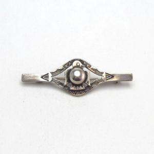 Atq Thunderbird & Navajo Pearl Applique Small Pin  c.1940～