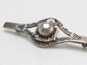 Atq Thunderbird & Navajo Pearl Applique Small Pin  c.1940～