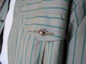 Atq Thunderbird & Navajo Pearl Applique Small Pin  c.1940～