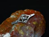 Atq Thunderbird & Navajo Pearl Applique Small Pin  c.1940～