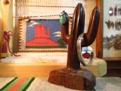 Carved Ironwood Cactus objet  S-Medium