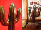 Carved Ironwood Cactus objet  S-Medium