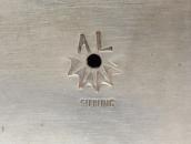 OLD Navajo Sterling Silver Hollow Dome Cuff Bracelet c.1990～