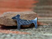 【Ganscraft】 Antique 『Lucky Dog』 Silver Small Pin  c.1930～