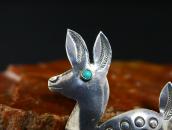【UITA5】Antique Navajo Fawn/Deer Shape Silver Pin  c.1940～