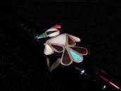 Vintage Zuni Channel Inlay Thunderbird Ring c.1950