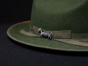 Antique 卍 Stamped Horse Shape Silver Pin Brooch  c.1930～