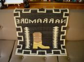 Vintage Navajo Rug 【Pictorial】 Boot Sign  69/66