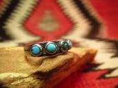 Antique stamped Shank Row Ring w/TQ  c.1930