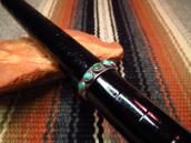 Antique stamped Shank Row Ring w/TQ  c.1930