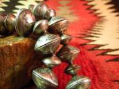 Buffalo Dancer Vintage Silver Coin Bead Necklace