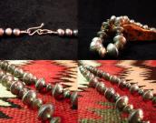 Buffalo Dancer Vintage Silver Coin Bead Necklace