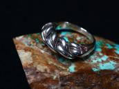 Vintage Braided Silver Wire Heavy Men's Ring  c.1955～