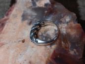 Vintage Braided Silver Wire Heavy Men's Ring  c.1955～