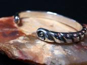 Vintage Navajo Bias Filed Heavy Ingot Silver Cuff  c.1950～　2