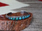 【Sunny Skies】Acoma Turquoise Row Triangle Wire Cuff  in1945