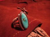 Antique Split Shank Ring with Oval TQ  c.1940