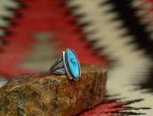 Antique Split Shank Ring with Oval TQ  c.1940