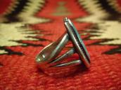 Antique Split Shank Ring with Oval TQ  c.1940