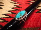 Antique Split Shank Ring with Oval TQ  c.1940