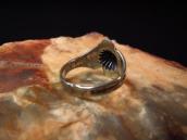 Antique Shell Repoused Thunderbird Shape Tourist Ring c.1930