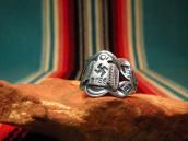 サンダーバード スネーク 卍 ナバホ ビンテージ リング 1930年代 インディアンジュエリー 意味 指輪 バングル