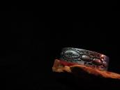 Antique 卍 Swastika Stamped Silver Cuff  c.1920～