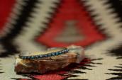 Antique Zuni Stamped Cuff w/15 Great TQ  c.1930～