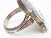 Vtg Zuni Multi-Stone Inlay 『Mickey』 Face Small Ring  c.1965～