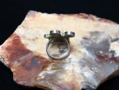 Vtg Zuni Multi-Stone Inlay 『Mickey』 Face Small Ring  c.1965～