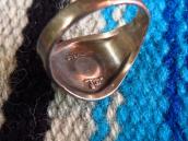 Vtg 【BELL TRADING POST】 Thunderbird Face Ring w/TQ  c.1950～