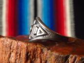 Vtg 【BELL TRADING POST】 Thunderbird Face Ring w/TQ  c.1950～