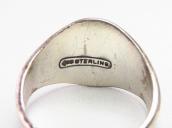 Vintage 【Maisel's】 Thunderbird Face Silver Ring w/TQ c.1950～
