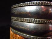 Ambrose Roanhorse Ingot Silver Wide Cuff Bracelet  c.1940