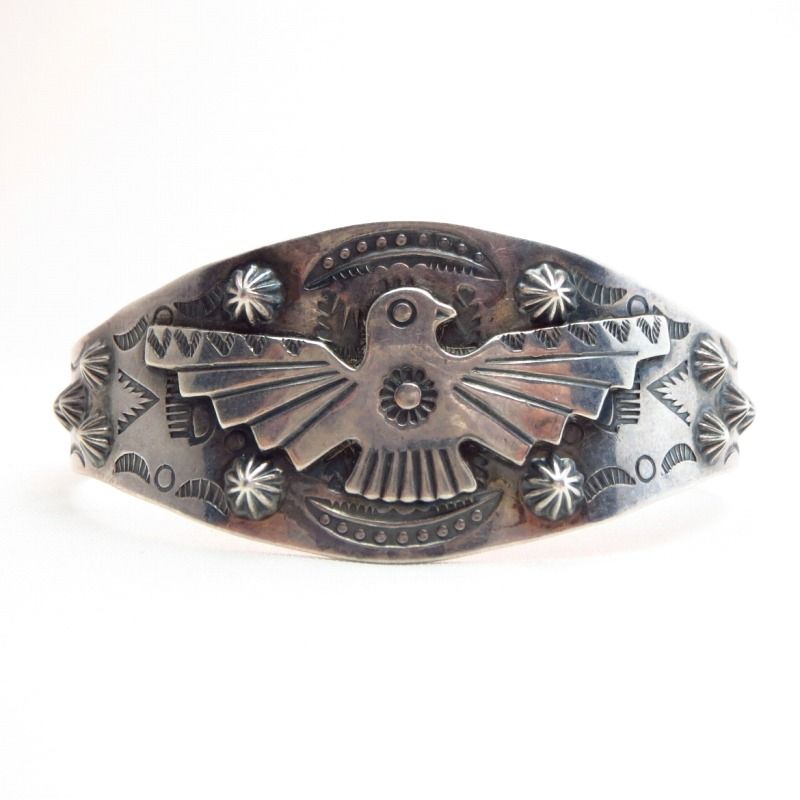 Vintage 【BELL】 Thunderbird Patched Cuff Bracelet  c.1940～