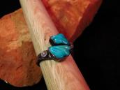 Leekya Deyuse Zuni Vintage Ring w/Carved TQ  c.1950