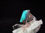 Vintage Split Ring with Square Gem TQ  c.1940