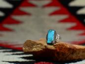 Vintage Split Ring with Square Gem TQ  c.1940