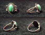 Antique Stamped Silver Split Shank Ring  c.1930