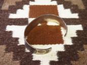 Antique Navajo 卍 Stamped Ingot Silver Cuff Bracelet  c.1920～