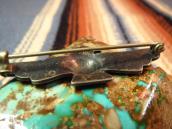 Atq 【Ganscraft】 Thunderbird Shape Stamped Silver Pin  c.1930