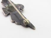 Atq 【Ganscraft】 Thunderbird Shape Stamped Silver Pin  c.1930