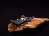 Atq 【Ganscraft】 Thunderbird Shape Stamped Silver Pin  c.1930