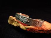 Antique 【Silver Arrow】 Snake Patched Cuff  c.1940