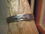 Antique 【Silver Arrow】 Snake Patched Cuff  c.1940