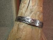 Antique 【Silver Arrow】 Snake Patched Cuff  c.1940