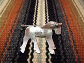 【UITA22】 [ON BOOK] Antique Pony or Horse Shape Pin  c.1945～