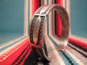 OLDPAWN Darin Bill Stamped Silver Cuff  c.1980～