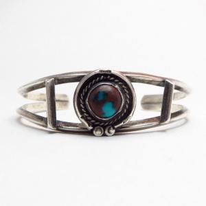 OLDPAWN Triangular Wire Cuff Bracelet w/Bisbee TQ  c.1970～